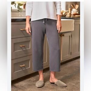Frank & Eileen Catherine Favorite Sweatpants Cropped In Elephant (Gray-Blue)